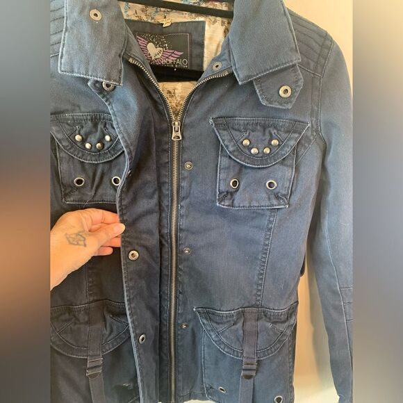 Buffalo David Bitton black corduroy jacket size XS - Picture 9 of 11